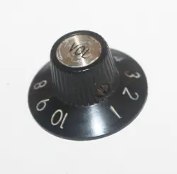 VINTAGE 1970'S FENDER SKIRTED WITCH HAT KNOB  VOLUME WITH SET SCREW