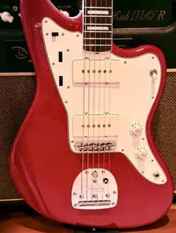 FENDER AMERICAN VINTAGE II 1966 JAZZMASTER, ROSEWOOD FINGERBOARD, DAKOTA RED