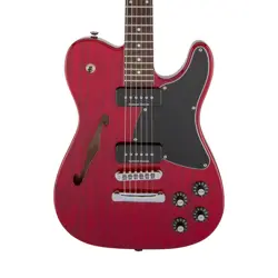 FENDER ARTIST SERIES JIM ADKINS JA-90 TELECASTER THINLINE CRIMSON RED TRANSPAREN
