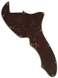 BROWN TORTOISE PICKGUARD GUITAR FOR US FENDER TELECASTER 69 THINLINE BLANK STYLE