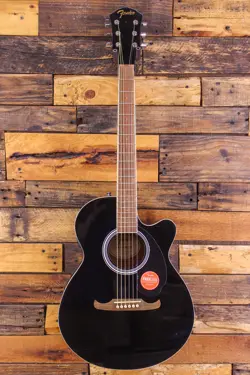 ACOUSTIC-ELECTRIC GUITAR BLACK--