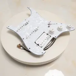 GUITAR PREWIRED LOADED PICKGUARD SSH ALNICO 5 HUMBUCKER PICKUPS SET FOR FENDER