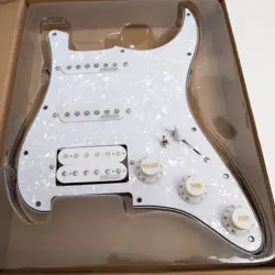 GUITAR PREWIRED LOADED PICKGUARD FOR FENDER SSH ALNICO 5 HUMBUCKER PICKUPS SET