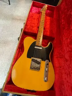 ELECTRIC GUITAR FENDER CUSTOM SHOP RELIC TELECASTER 1996 USA WITH HARD CASE