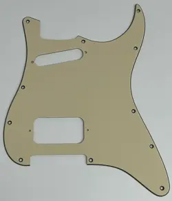 FOR FIT FENDER STRATOCASTER 11 SCREW HOLE HS GUITAR PICKGUARD VINTAGE YELLOW