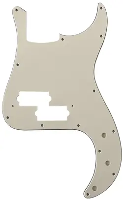 FOR FIT FENDER JAPAN PRECISION BASS STYLE GUITAR PICKGUARD 3 PLY WHITE