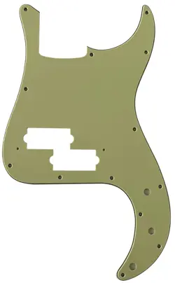 FOR FIT FENDER JAPAN PRECISION BASS STYLE GUITAR PICKGUARD 3 PLY VINTAGE GREEN