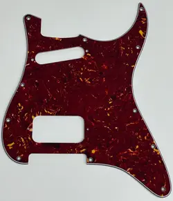 FOR FIT FENDER STRATOCASTER 11 SCREW HOLE HS STYLE GUITAR PICKGUARD RED TORTOISE