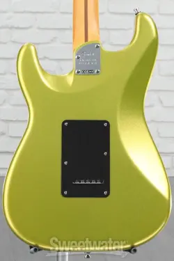 FENDER AMERICAN ULTRA II STRATOCASTER HSS ELECTRIC GUITAR - SOLAR FLARE, EBONY