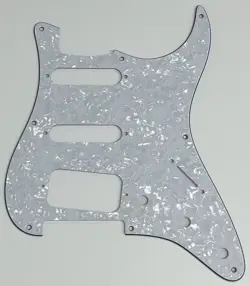 FOR FIT US FENDER 8 SCREW STRATOCASTER HSSGUITAR PICKGUARD  4 PLY WHITE PEARL