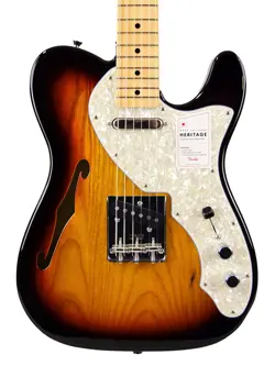 FENDER MADE IN JAPAN HERITAGE 60S TELECASTER THINLINE (3-COLOR SUNBURST) #GG92Z