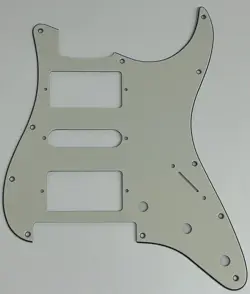 FOR FIT FENDER STRAT FLOYD ROSE TREMOLO HSH GUITAR PICKGUARD 3 PLY PARCHMENT