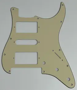 FOR FIT FENDER STRAT FLOYD ROSE TREMOLO HSH GUITAR PICKGUARD  VINTAGE YELLOW