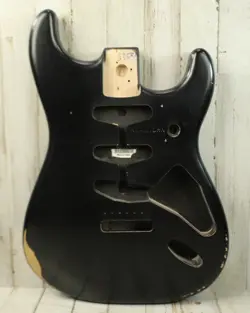 NEW FENDER ROAD WORN 50'S STRATOCASTER BODY - BLACK (494)