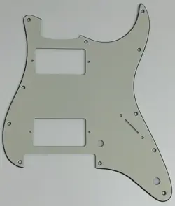 FOR FIT FENDER STRAT FLOYD ROSE TREMOLO HH GUITAR PICKGUARD  3 PLY PARCHMENT