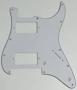 FOR FIT FENDER STRAT FLOYD ROSE TREMOLO HH GUITAR PICKGUARD  3 PLY WHITE