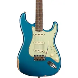 FENDER CS TIME MACHINE '62 STRATOCASTER RELIC GUITAR AGED LAKE PLACID BLUE