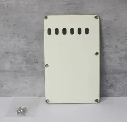 MONTREUX GUITARS TREMOLO COVER BACK PLATE FOR FENDER STRAT AGED WHITE 3 PLY