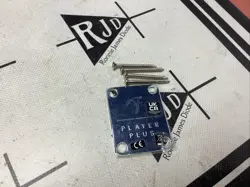 GENUINE FENDER MIM PLAYER PLUS ELECTRIC GUITAR NECK PLATE CHROME