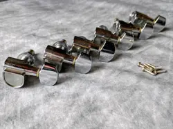 VINTAGE CHROME PING TUNING PEGS/ TUNERS 3 INLINE RIGHT HAND RH FOR FENDER