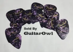 FENDER HEAVY GUITAR PICKS PURPLE MOTO 18 PICKS