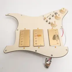 PREWIRED LOADED PICKGUARD KILL SWITCH COIL SPLITTING ALNICO 5 FOR FENDER GUITAR