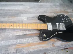 ELECTRIC GUITAR FENDER TELECASTER CUSTOM BLACK MADE IN MEXICO