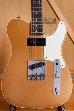 2021 FENDER USA CUSTOM SHOP LIMITED EDITION TELECASTER FIREMIST GOLD RELIC +CASE