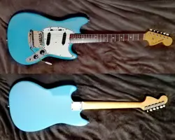 ELECTRIC GUITAR FENDER USA 1966 MUSTANG DAPHNE BLUE