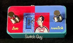 FOOTSWITCH FOR FENDER BLUES DEVILLE, BLUES DELUXE REISSUE & OTHERS MADE USA
