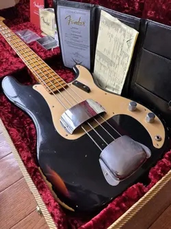 2023 FENDER CUSTOM SHOP â€˜58 PRECISION BASS RELIC - AGED BLACK