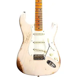 FENDER CUSTOM SHOP 1957 STRATOCASTER HEAVY RELIC GUITAR AGED WHITE BLONDE