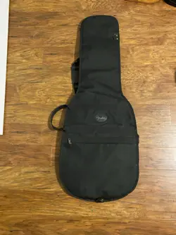 FENDER®  PADDED  GUITAR CARRY CASE GIG BAG WITH POUCH BLACK