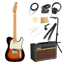 ELECTRIC GUITAR INTRODUCTION SET FENDER TELECASTER PLAYER PLUS VOX AMPLIFIER 11-