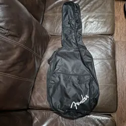 FENDER GIG BAG SOFT CASE FOR ACOUSTIC GUITAR BLACK
