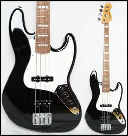 USED 2013 FENDER CLASSIC SERIES 70S JAZZ BASS BLACK BLOCK INLAY 4.4KG