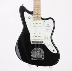 FENDER MADE IN JAPAN JUNIOR COLLECTION JAZZMASTER USED MAPLE BLACK W/SOFT CASE