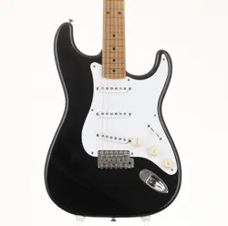 FENDER JAPAN ST57-70TX BLACK USED MAPLE NECK MAPLE FINGERBOARD W/SOFT CASE