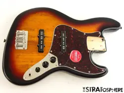 LOADED FENDER SQUIER CLASSIC VIBE 60S JAZZ BASS BODY, 1960S ALNICO 3TS