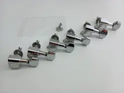 2008 STARCASTER BY FENDER TUNERS 6 IN LINE CHROME 45â° TABS