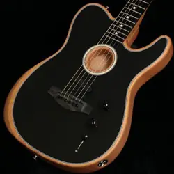 FENDER AMERICAN ACOUSTASONIC TELECASTER EBONY FINGERBOARD BLACK 2.13KG