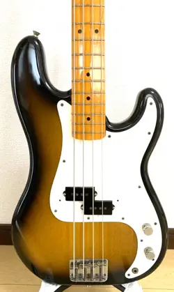 FENDER JAPAN PB57-US PRECISION BASS 2-TONE SUNBURST MADE IN JAPAN