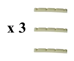 BONE NUT FOR FENDER BASSES CURVED BOTTOM 39.5MM X 3MM X 4.7MM, 3 PCS
