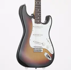 USED FENDER JAPAN STC-62 3 TONE SUNBURST ELECTRIC GUITAR ST TYPE FREE SHIPPING