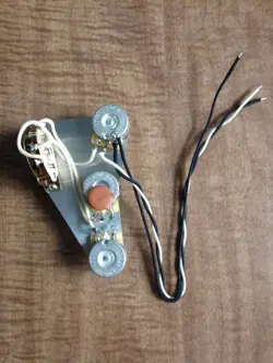 ERIC JOHNSON FENDER STRATOCASTER WIRING HARNESS 300K CTS POT .1UF CAP 5 WAY