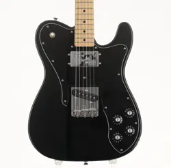 FENDER JAPAN TC72-70 BLACK USED MAPLE NECK MAPLE FINGERBOARD BLACK W/SOFT CASE