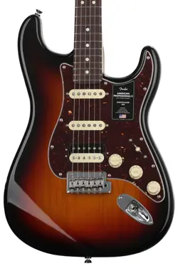 FENDER AMERICAN PROFESSIONAL II STRATOCASTER HSS - 3 COLOR SUNBURST WITH