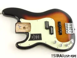LEFTY FENDER PLAYER PLUS ACTIVE PRECISION P BASS LOADED BODY NOISELESS 3TS