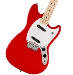 SQUIER BY FENDER SONIC MUSTANG ELECTRIC GUITAR TORINO RED WITH SOFT CASE