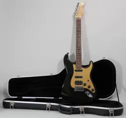 2006 FENDER AMERICAN DELUXE STRATOCASTER MONTEGO BLACK W/OHSC